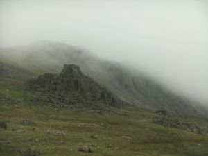 Rock tower on Middle Fell